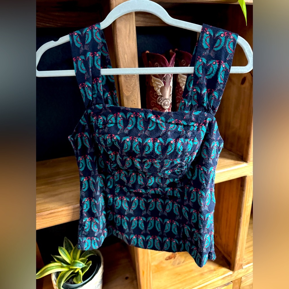 Maeve by Anthropologie back zip top